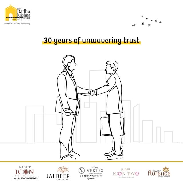 For 30 years, SRKG has established itself as a trusted name in the real estate industry, delivering exceptional services, building strong partnerships, and shaping communities with integrity, expertise, and innovation.

#SRKG #ShreeRadheKrishnaGroup #Legacy #LegacyofSRKG #realestate #innovation #Engineering #HousingProject #expertise #integrity #Business #Trust #LivingSpaces #JaldeepIconTwo #JaldeepFlorence #Ahmedabad