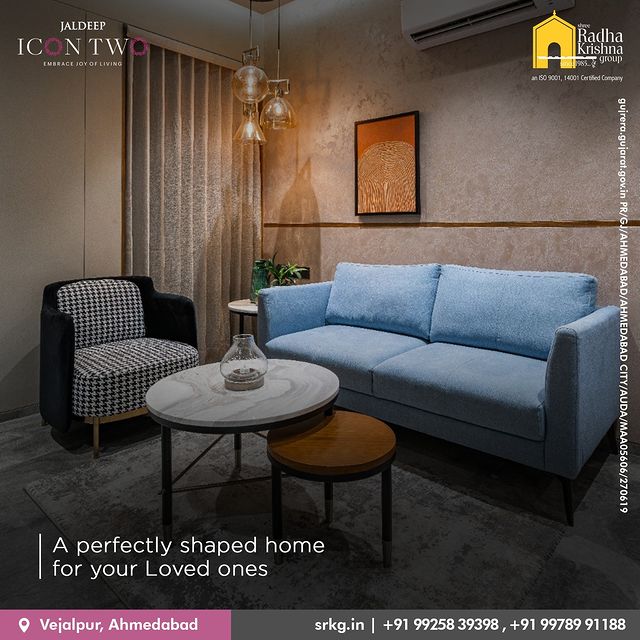 Create beautiful memories in the perfect home for your loved ones. Say goodbye to space limitations and host your events with ease. Discover the epitome of comfort and elegance.

#JaldeepIconTwo #LuxuriousLiving #SpaciousHomes #DreamHome #ComfortAndElegance #RadhaKrishnaGroup #ShreeRadhaKrishnaGroup #Vejalpur #Ahmedabad #Realestate