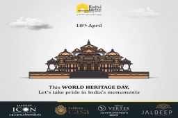 Let's take pride in India's monuments

#WorldHeritageDay #HeritageDay #ShreeRadhaKrishnaGroup #Ahmedabad #RealEstate