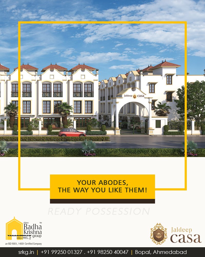 Weave the memories that you’ve always wanted to, in your new abode at #JaldeepCasa

#ShreeRadhaKrishnaGroup #Ahmedabad #RealEstate #LuxuryLiving https://t.co/zM6nutd4Hw