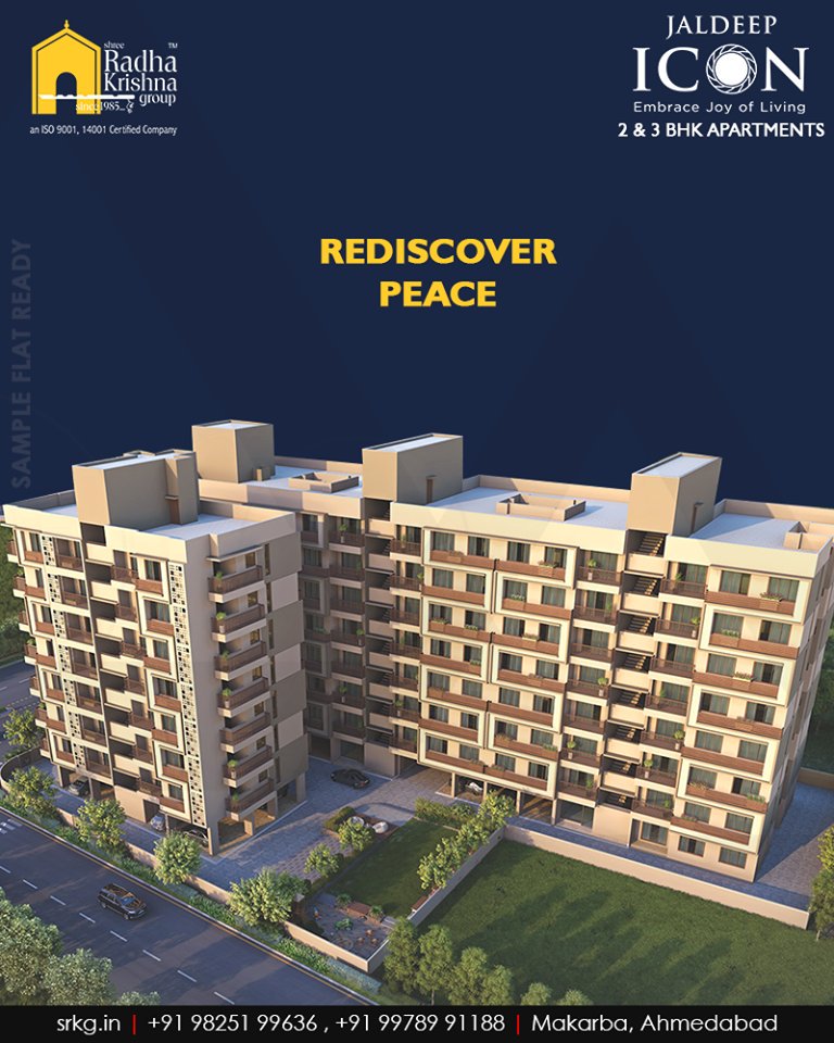 Rejoice and repose in your own piece of paradise. Rediscover the luxury of living in peace at #JaldeepIcon.

#RediscoverPeace #SampleFlatReady #2and3BHKApartments #Amenities #LuxuryLiving #ShreeRadhaKrishnaGroup #Makarba #Ahmedabad https://t.co/AXX53d5Cfk