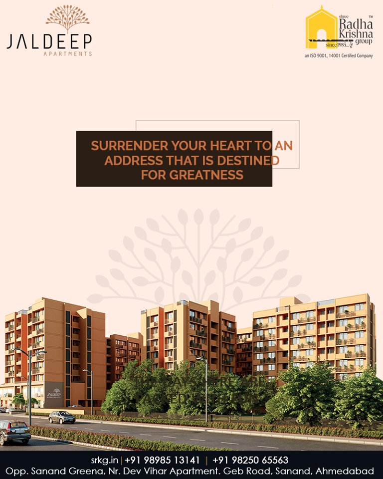 #JaldeepApartment features an exquisite collection of apartments that are lavishly designed to offer an exclusive lifestyle which is way beyond the merely ordinary.
Gear up to surrender your heart to an address that is destined for greatness! https://t.co/CK5FfgZCPs