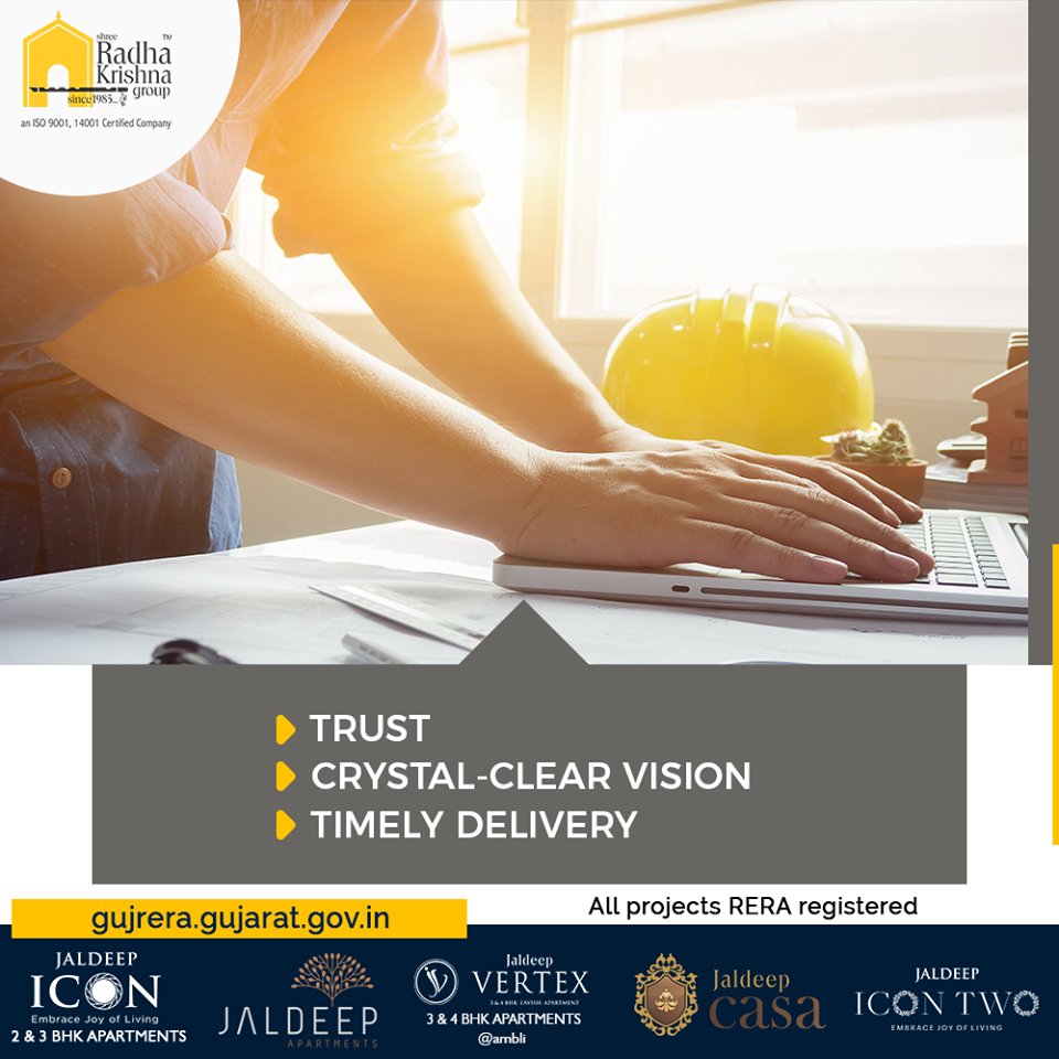 SRKG is the epitome of trust, crystal-clear vision, and timely delivery!

#ShreeRadhaKrishnaGroup #Ahmedabad #RealEstate #SRKG https://t.co/vSKhadbLdf