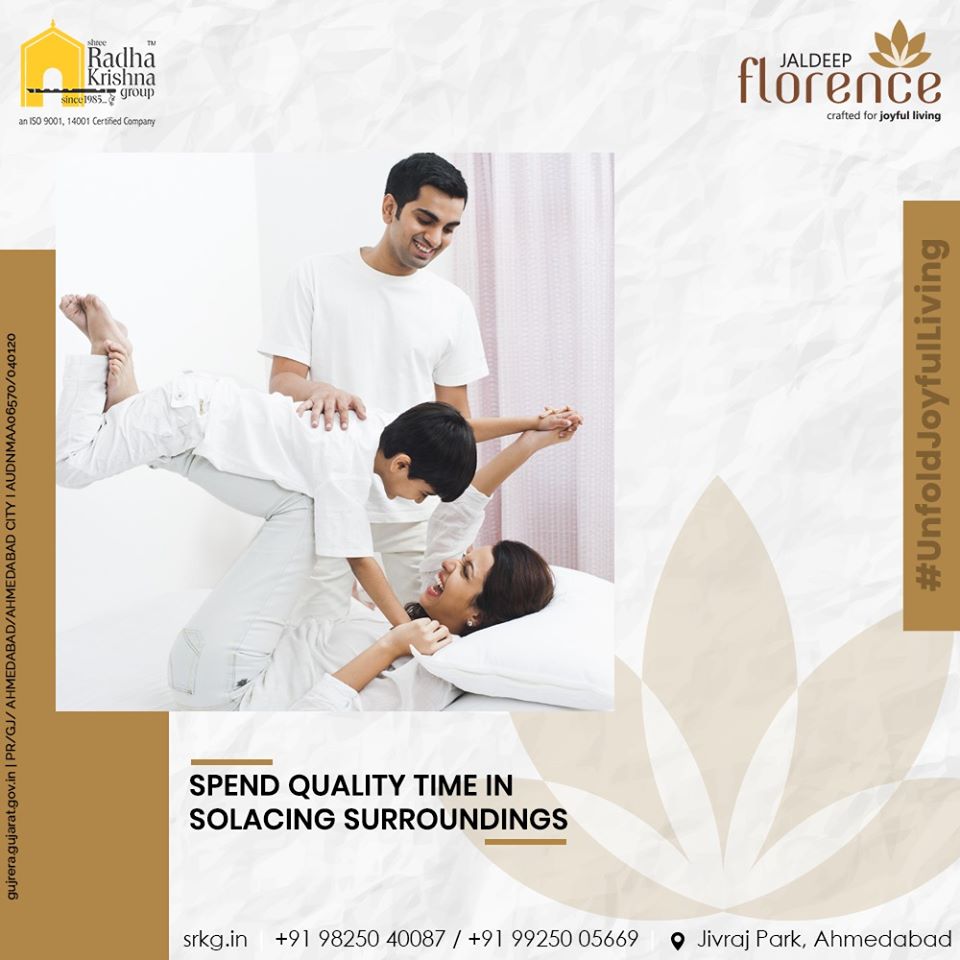 There is nothing better than spending quality time with your family in a peaceful surrounding. 
ReadMore:https://t.co/VVP1D4zlyQ

#Launchingsoon #LuxuryLiving #ShreeRadhaKrishnaGroup #Ahmedabad #RealEstate #SRKG https://t.co/V0QBMAKr5g