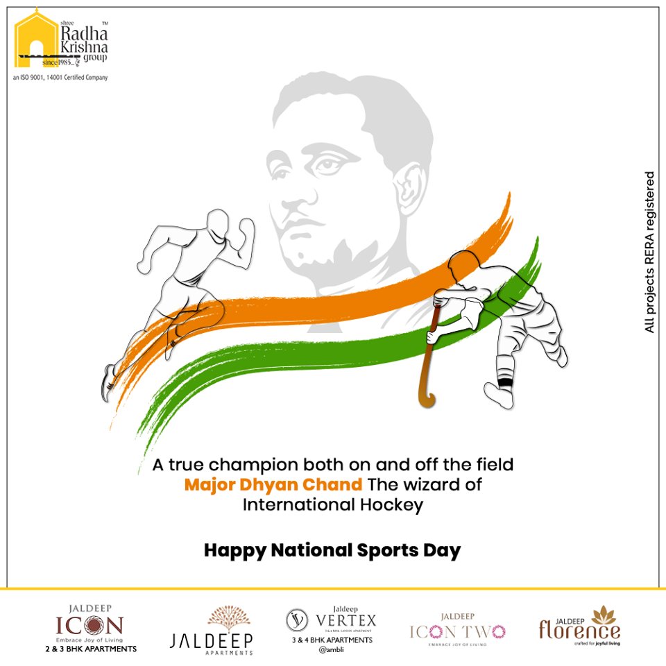 When offered German Citizenship by Adolf Hitler His words made him a champion even off the field. “India is my country and I’m fine there.”
ReadMore:https://t.co/s4KfqUcrVC

#NationalSportsDay #ShreeRadhaKrishnaGroup #Ahmedabad #RealEstate #SRKG https://t.co/ZrvfCI3a6g