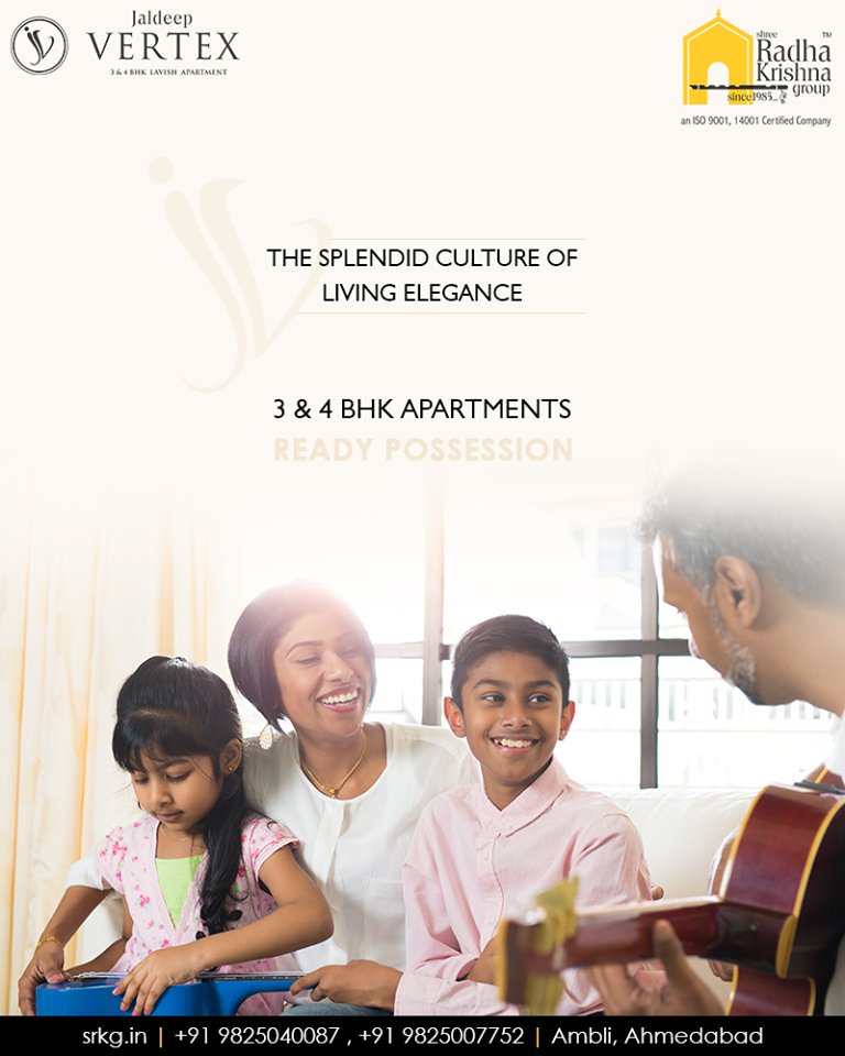 An assurance of a better world sketched up by your dreams, hopes and future plan; have all become the most needed part of every individual's life.

#JaldeepVertex #2and4BHKApartments #ReadyPossession #LuxuryLiving #ShreeRadhaKrishnaGroup #Ambli #Ahmedabad https://t.co/ai9F1mCnIC